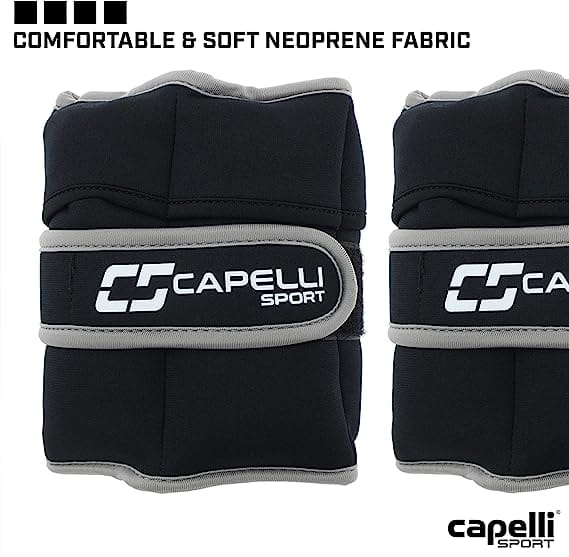 Pesas de Muñeca de Tobillo Suave Ajustable 10 LB Capelli Sport - Imagen 4